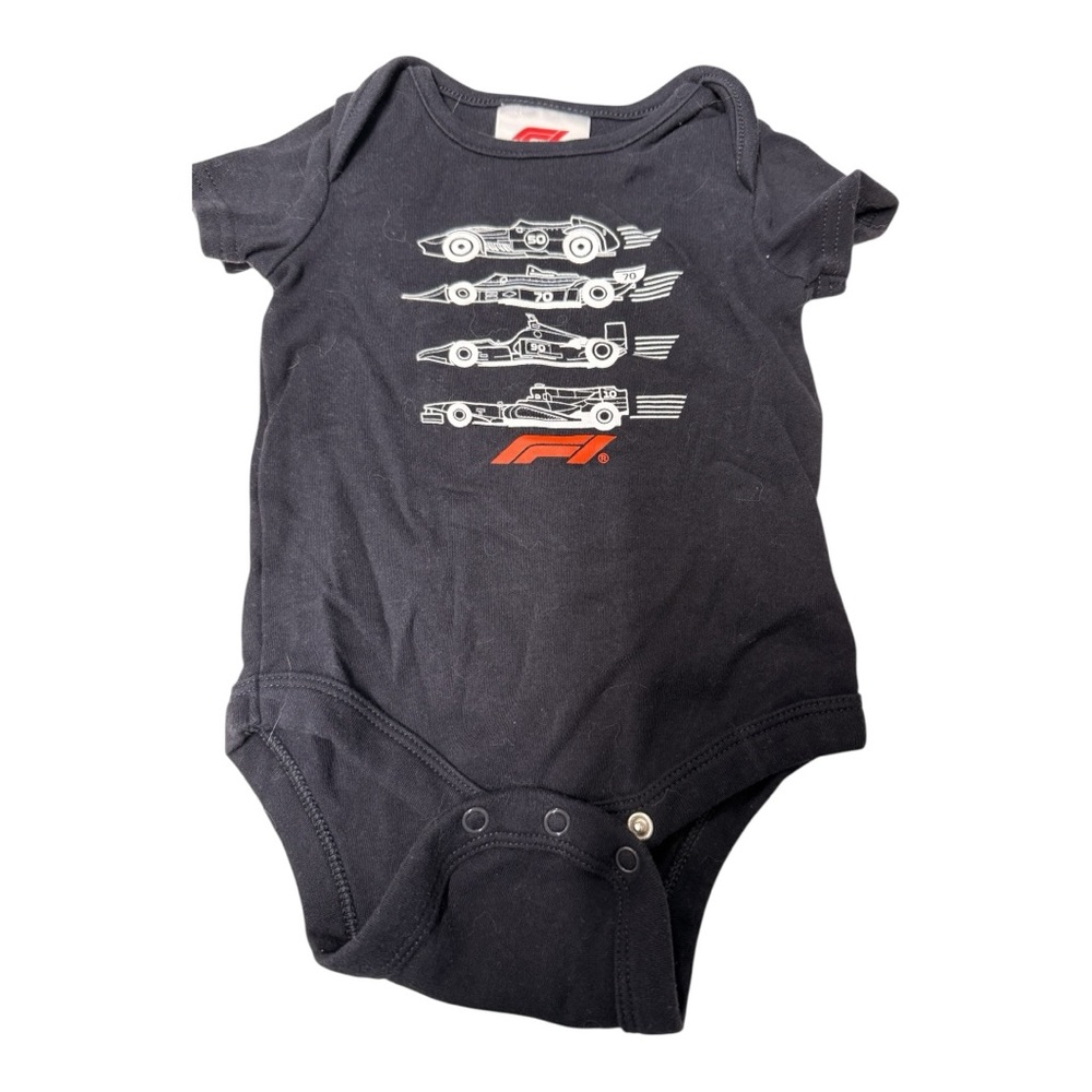 Formula 1 onesie and bibs